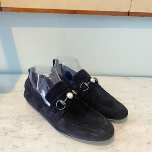 NEW Kennel & Schmenger Suede Pearl Loafers Size 8